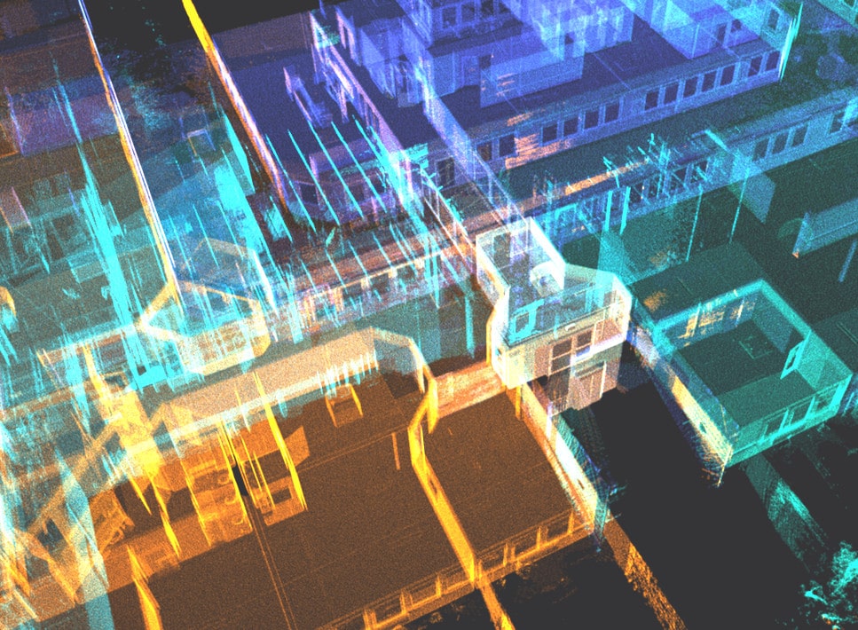 3D Computermodell Gebäude